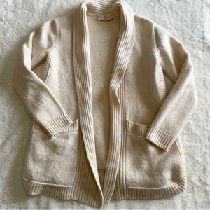 Tory Burch Bruna Wool Open Cardigan